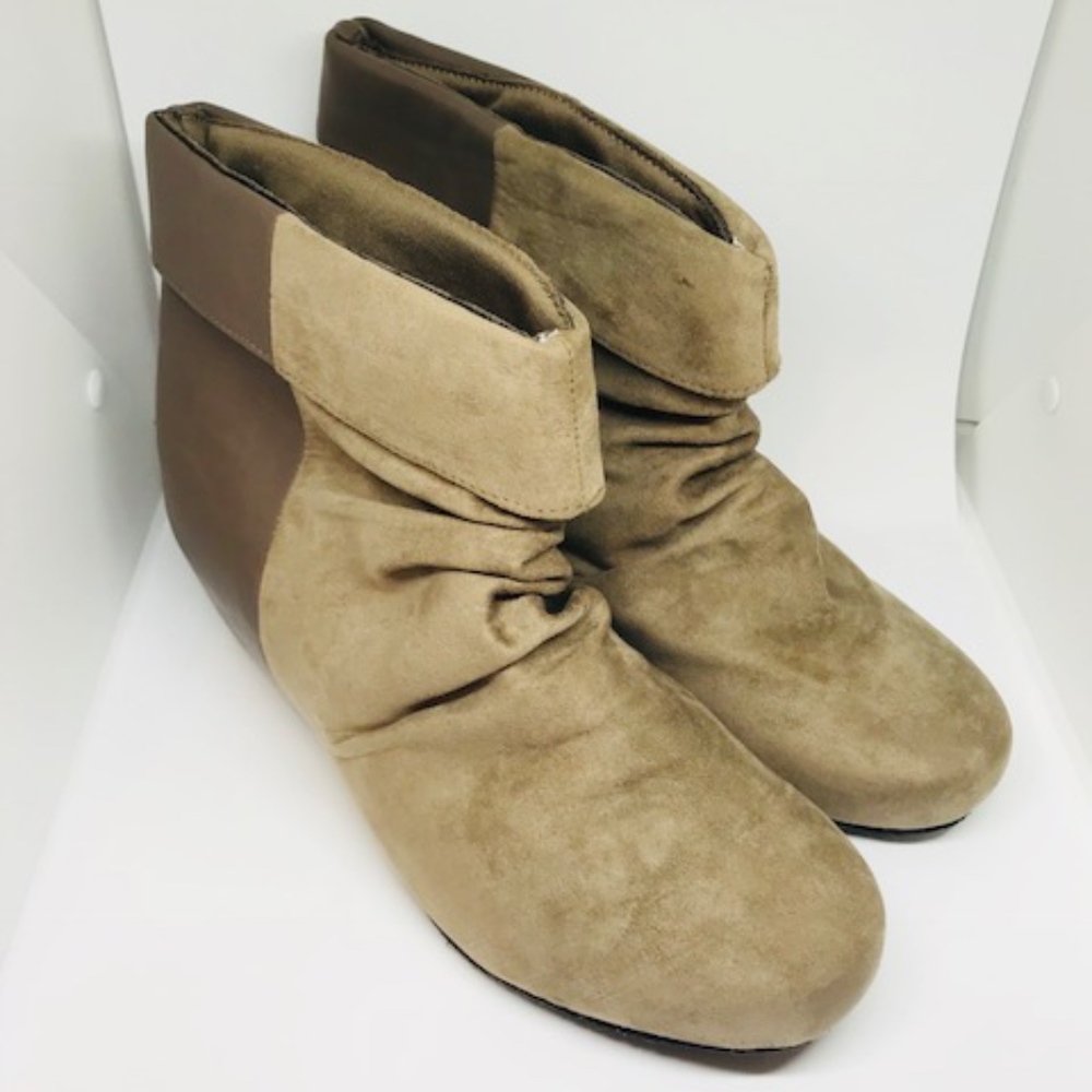 Wedge booties -